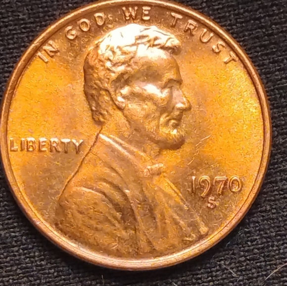 🔥1970 S Double Die Obverse Lincoln Penny,🔥 In ABSOLUTE BRILLIANT Condition!💯 - Picture 2 of 11